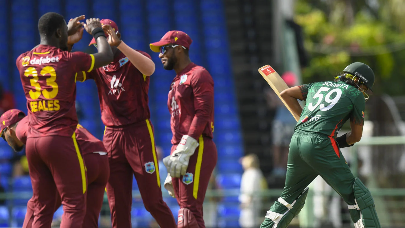 You are currently viewing Searing Seales Seals the Series in Seven-Wicket Win for Windies