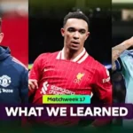 What We Learned from Premier League Week 17