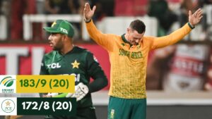 Read more about the article Pak vs SA: South Africa Edge Pakistan by 11 Runs in Thrilling First T20I, Lead Series 1-0